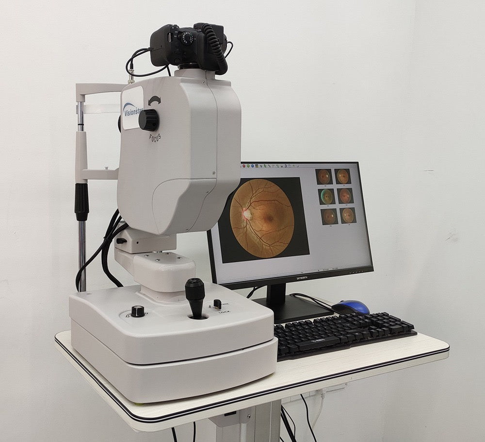 Cámara Retinal No Midriática + Angiográfo SK-650B