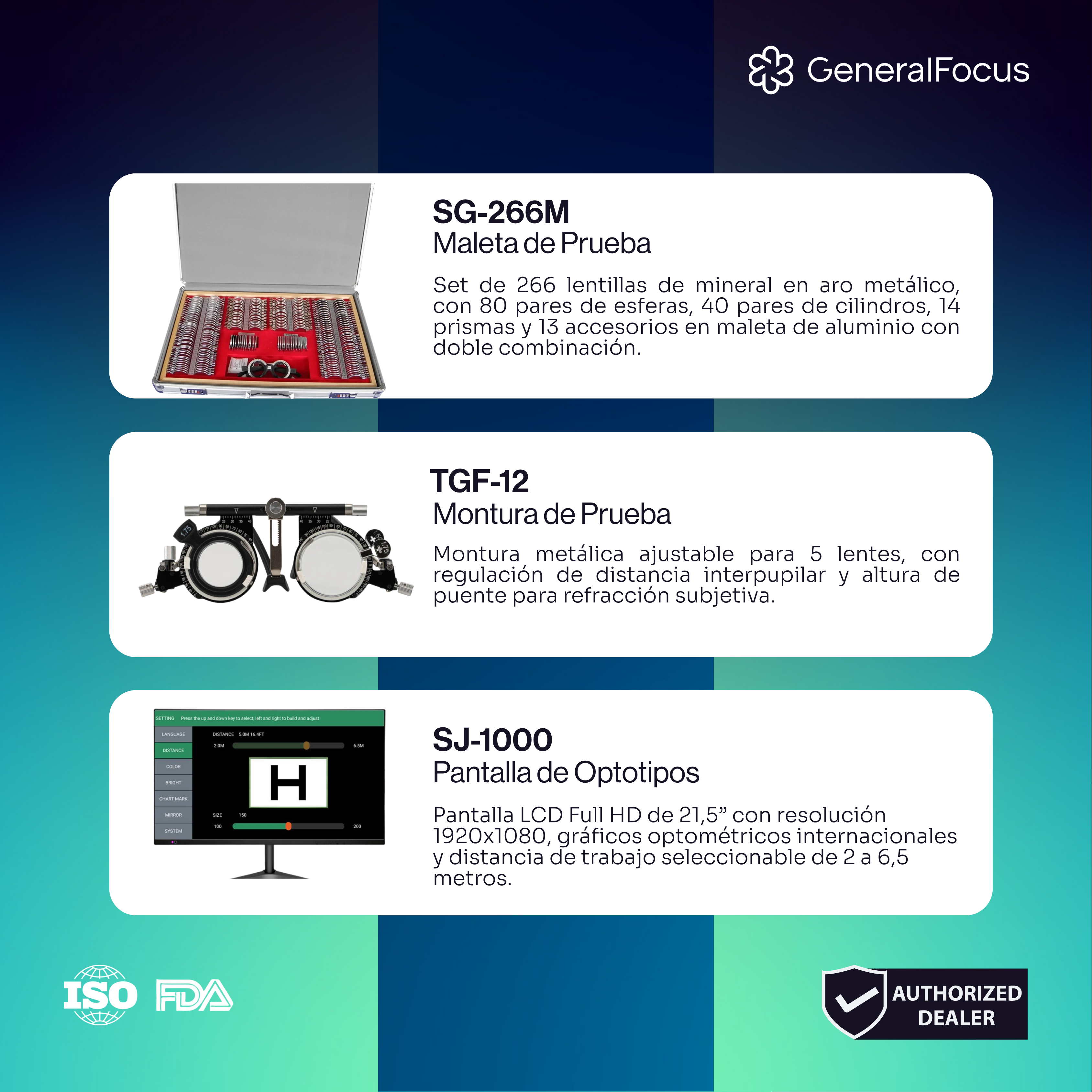 Kit de Optometría PLUS-3