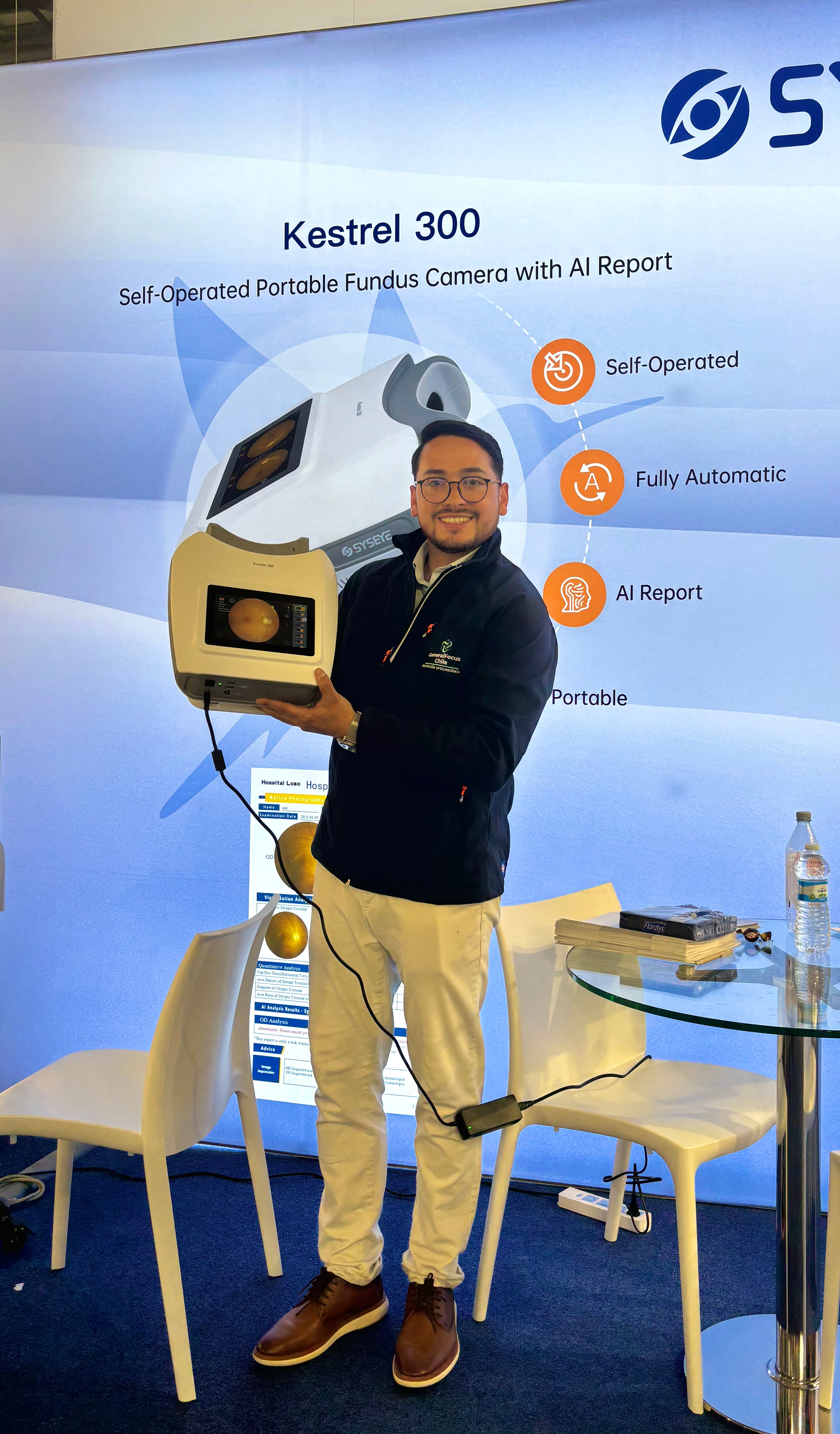 Cámara Retinal No Midriática Portátil Kestrel-300