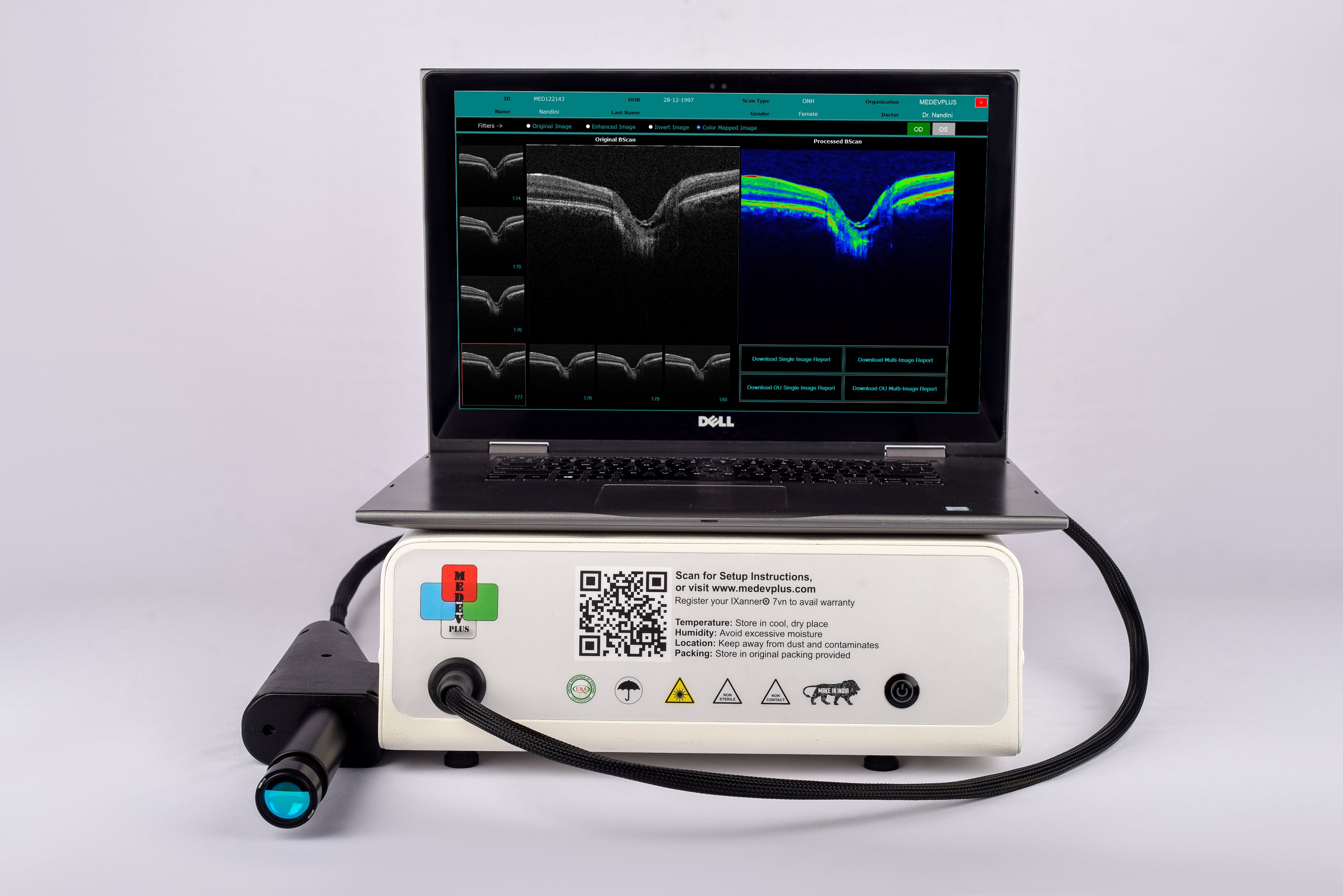 OCT Portátil IXANNER 7vn