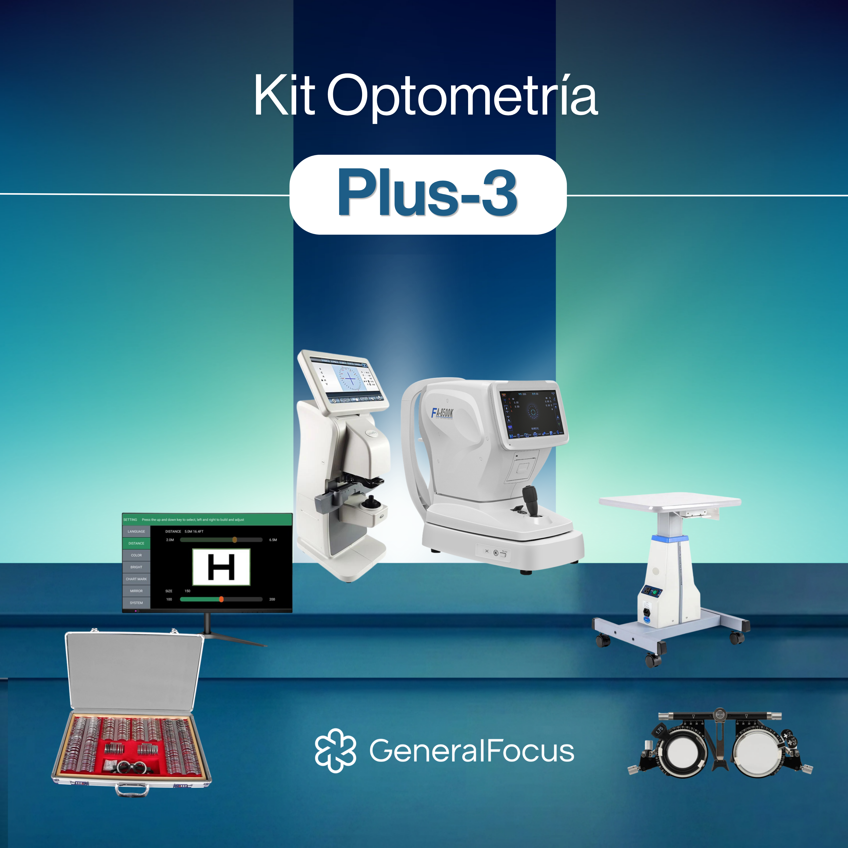 Kit de Optometría PLUS-3