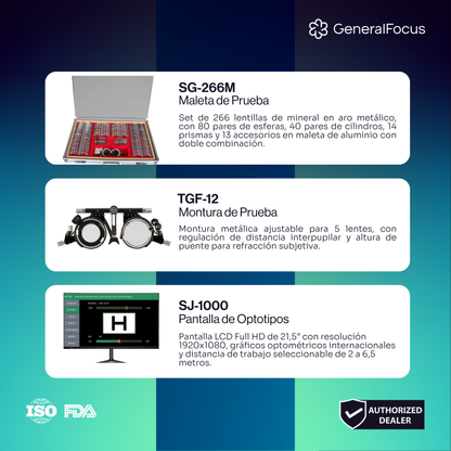 Kit de Optometría PLUS-3