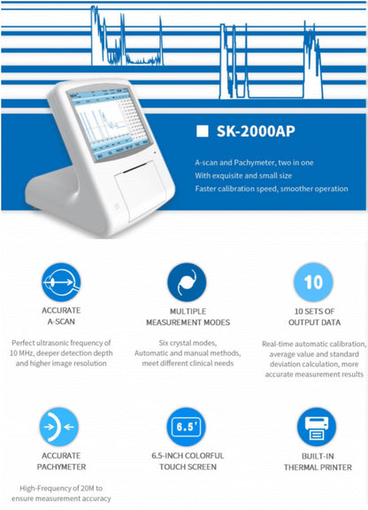 Paquímetro / Ecobiómetro A SK-2000AP
