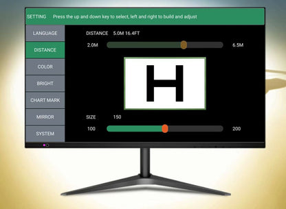 Pantalla Optotipos SJ-1000